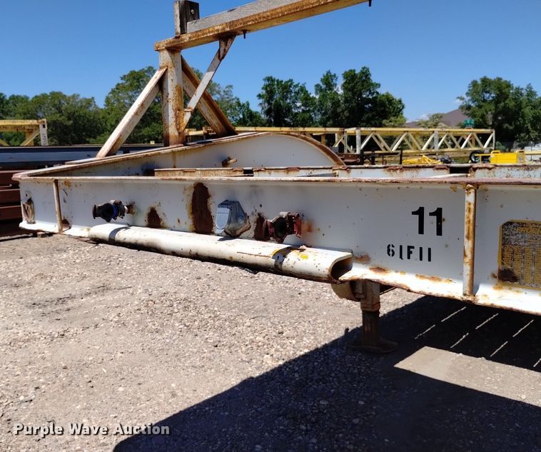 image for item DP3306 1989 Shop built  equipment trailer