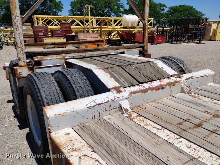 image for item DP3306 1989 Shop built  equipment trailer