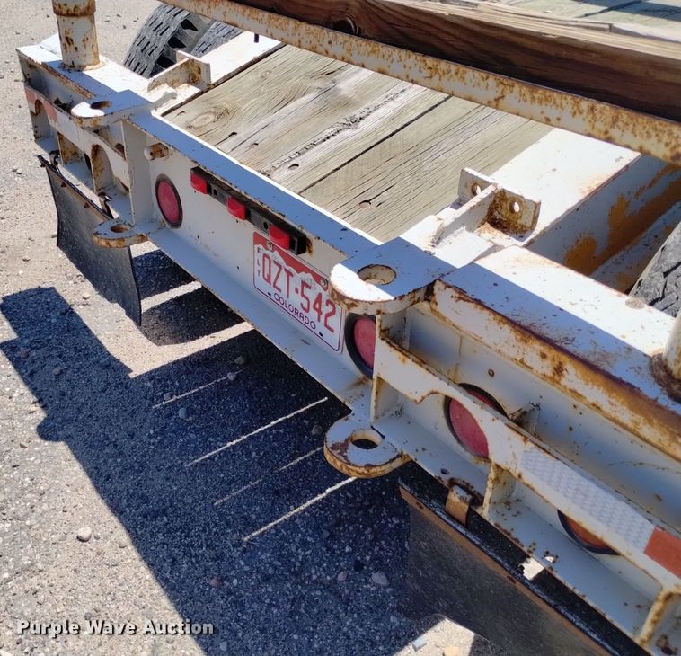 image for item DP3306 1989 Shop built  equipment trailer