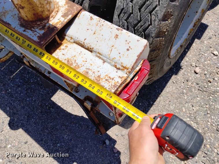 image for item DP3306 1989 Shop built  equipment trailer