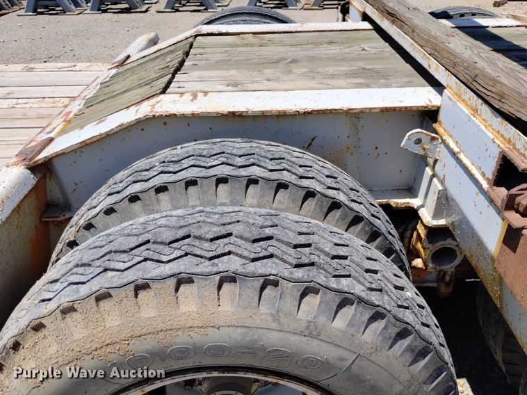 image for item DP3306 1989 Shop built  equipment trailer