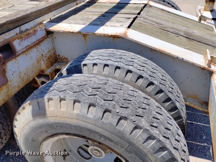 image for item DP3306 1989 Shop built  equipment trailer