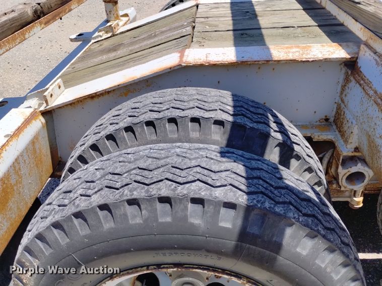 image for item DP3306 1989 Shop built  equipment trailer