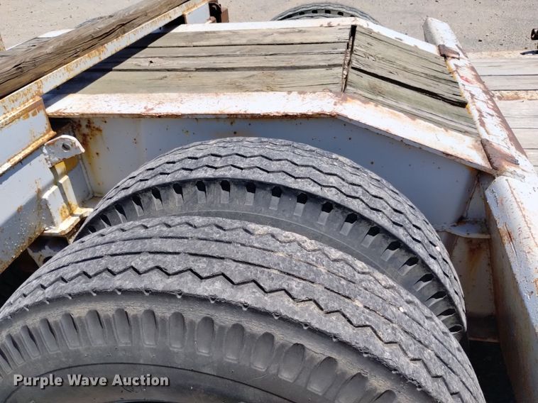 image for item DP3306 1989 Shop built  equipment trailer