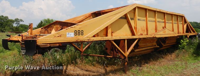 image for item DP8005 1969 Timpte  bottom dump trailer