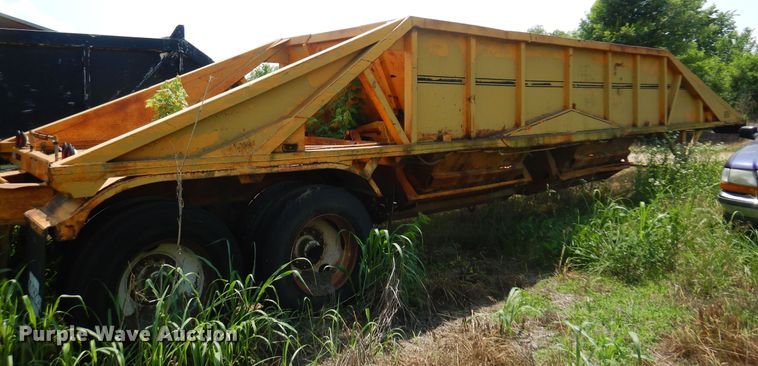 image for item DP8005 1969 Timpte  bottom dump trailer