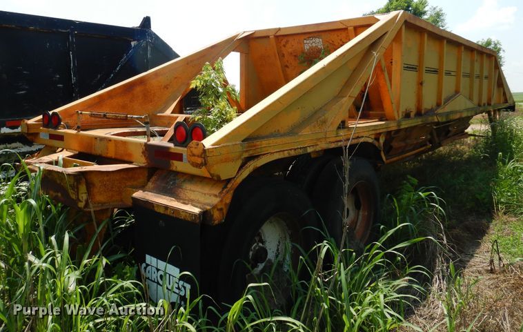 image for item DP8005 1969 Timpte  bottom dump trailer