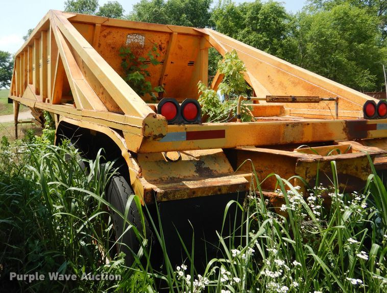 image for item DP8005 1969 Timpte  bottom dump trailer