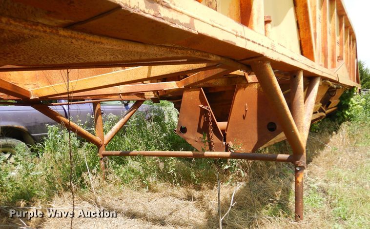 image for item DP8005 1969 Timpte  bottom dump trailer