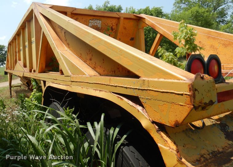 image for item DP8005 1969 Timpte  bottom dump trailer