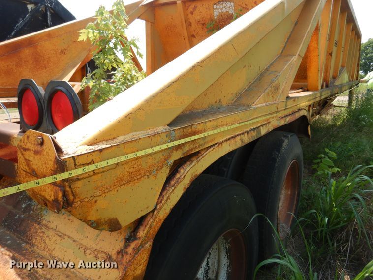 image for item DP8005 1969 Timpte  bottom dump trailer
