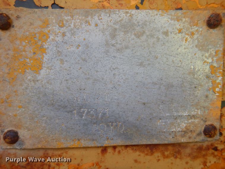 image for item DP8005 1969 Timpte  bottom dump trailer