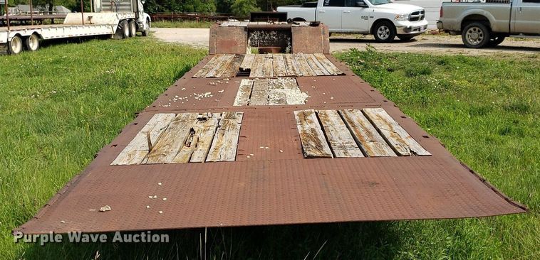 image for item DP8064 1975 Schwartz Custom  drop deck equipment trailer