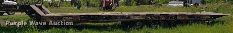 image for item DP8064 1975 Schwartz Custom  drop deck equipment trailer
