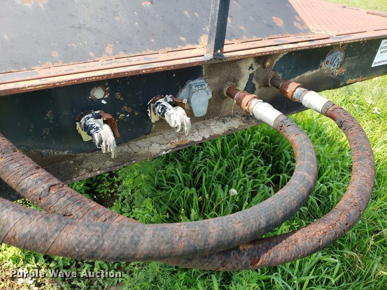 image for item DP8064 1975 Schwartz Custom  drop deck equipment trailer