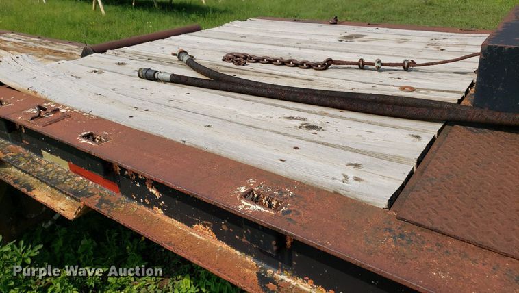 image for item DP8064 1975 Schwartz Custom  drop deck equipment trailer