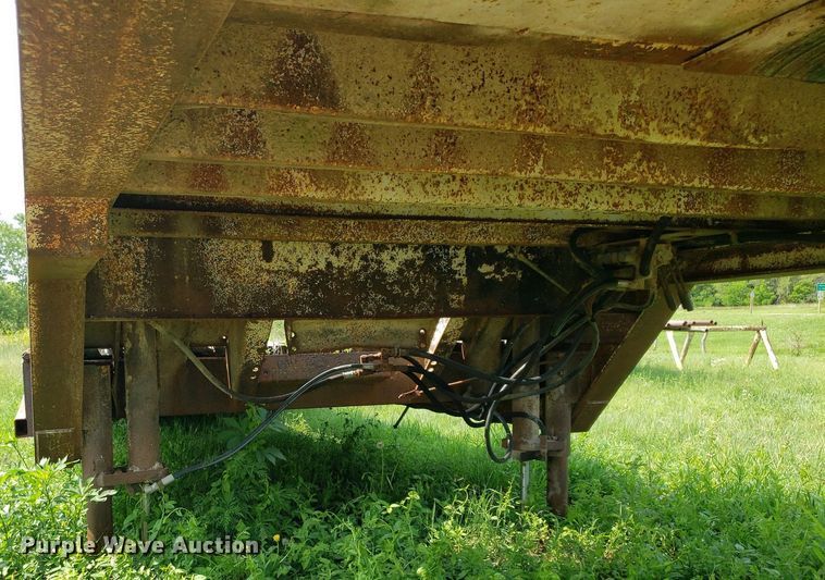 image for item DP8064 1975 Schwartz Custom  drop deck equipment trailer