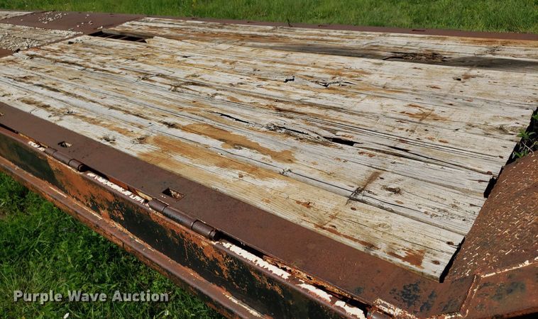 image for item DP8064 1975 Schwartz Custom  drop deck equipment trailer