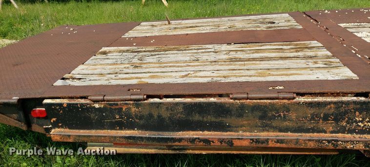 image for item DP8064 1975 Schwartz Custom  drop deck equipment trailer