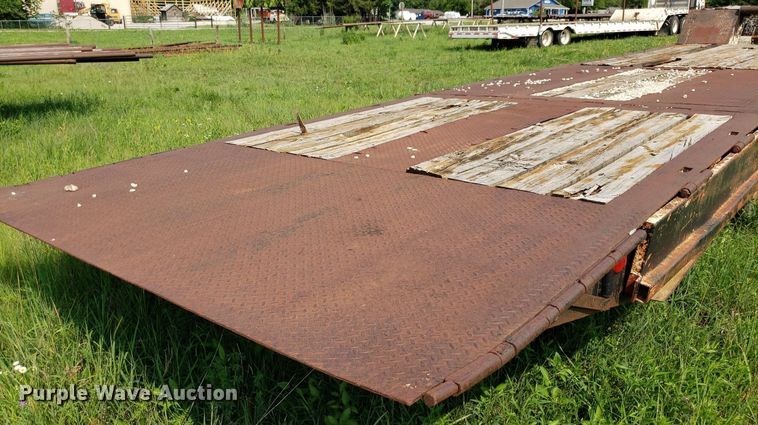 image for item DP8064 1975 Schwartz Custom  drop deck equipment trailer
