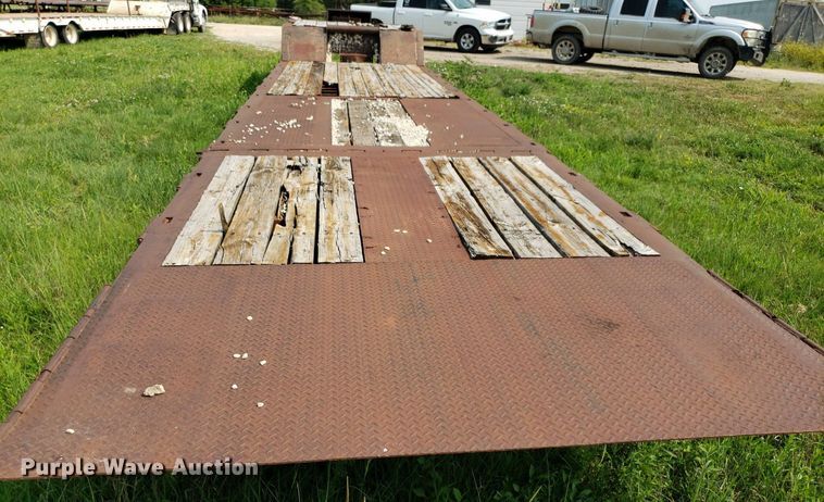 image for item DP8064 1975 Schwartz Custom  drop deck equipment trailer