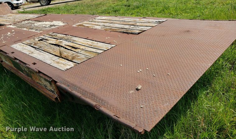 image for item DP8064 1975 Schwartz Custom  drop deck equipment trailer