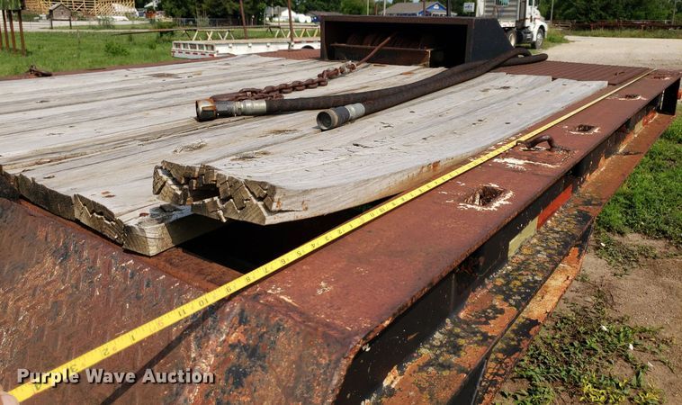 image for item DP8064 1975 Schwartz Custom  drop deck equipment trailer