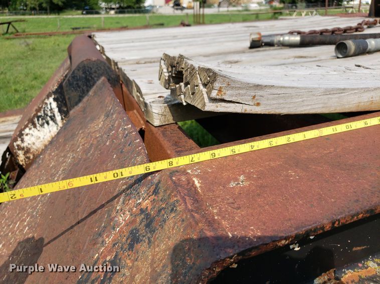 image for item DP8064 1975 Schwartz Custom  drop deck equipment trailer