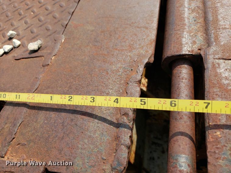 image for item DP8064 1975 Schwartz Custom  drop deck equipment trailer