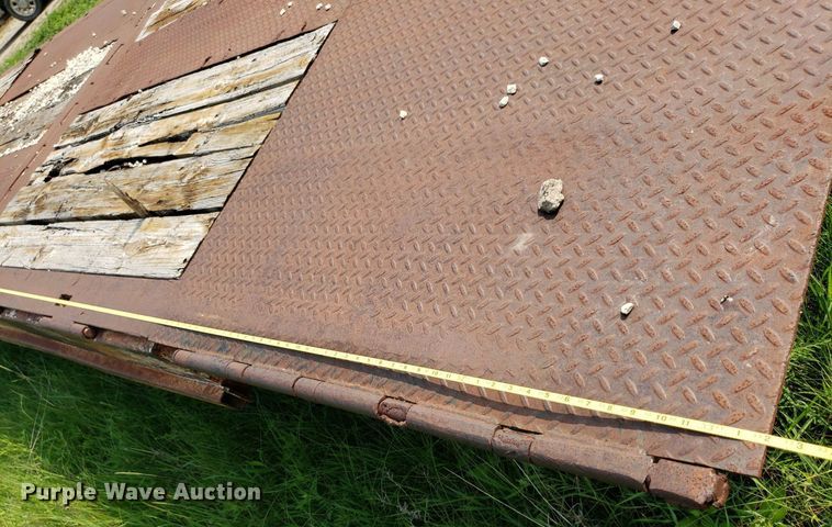 image for item DP8064 1975 Schwartz Custom  drop deck equipment trailer