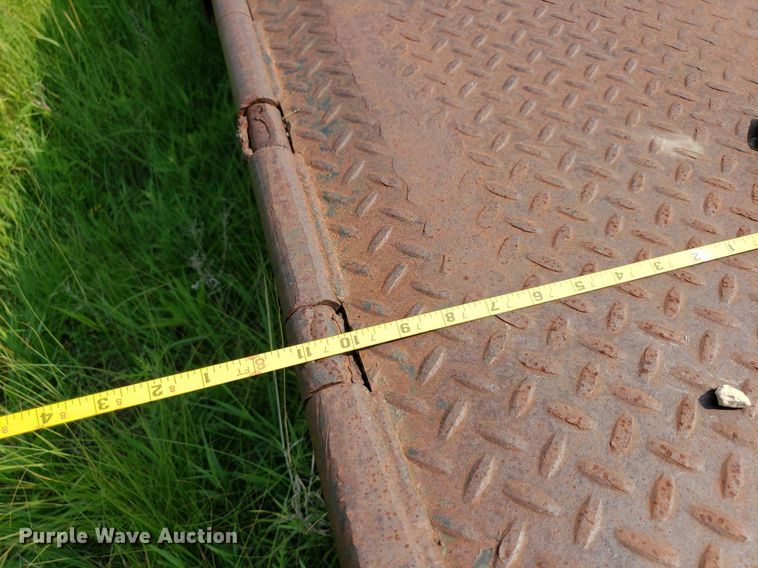 image for item DP8064 1975 Schwartz Custom  drop deck equipment trailer