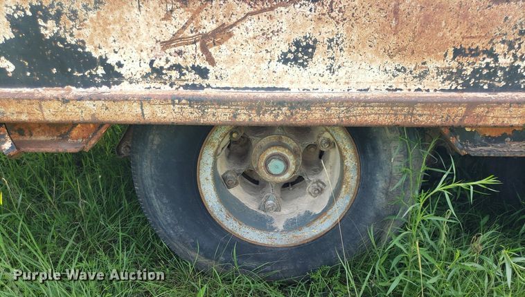 image for item DP8064 1975 Schwartz Custom  drop deck equipment trailer