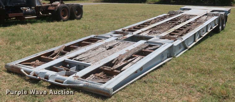 image for item KR9894 1974 Load Craft  lowboy equipment trailer