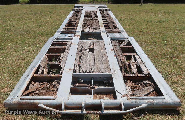 image for item KR9894 1974 Load Craft  lowboy equipment trailer