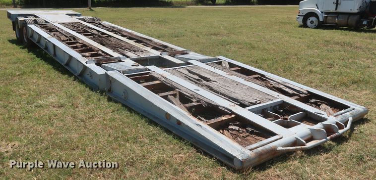 image for item KR9894 1974 Load Craft  lowboy equipment trailer