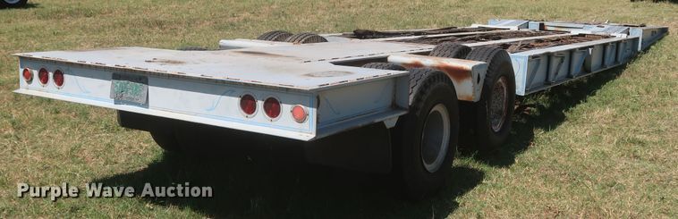 image for item KR9894 1974 Load Craft  lowboy equipment trailer