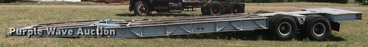 image for item KR9894 1974 Load Craft  lowboy equipment trailer
