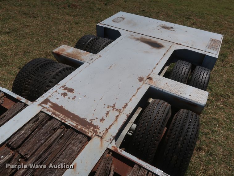 image for item KR9894 1974 Load Craft  lowboy equipment trailer