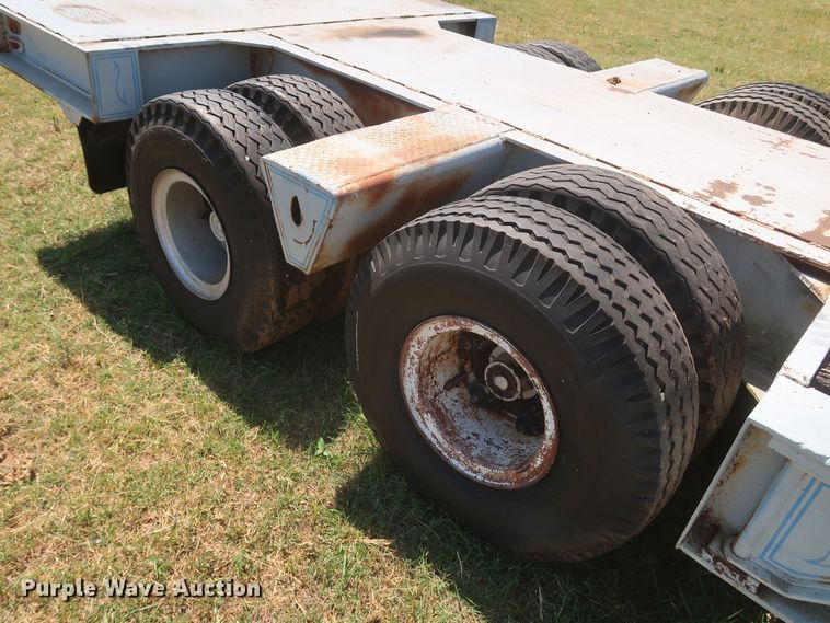 image for item KR9894 1974 Load Craft  lowboy equipment trailer