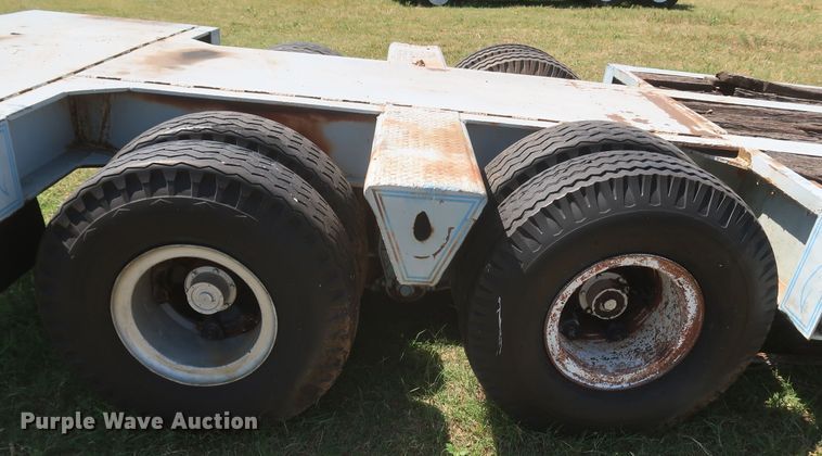 image for item KR9894 1974 Load Craft  lowboy equipment trailer