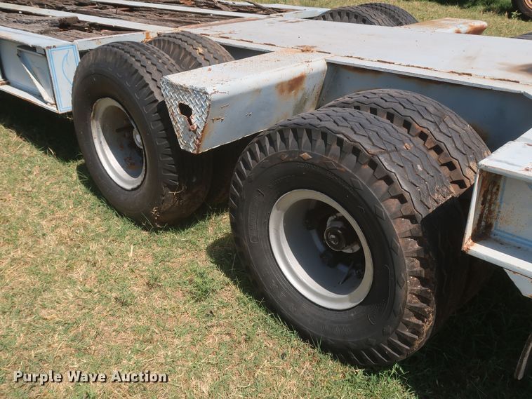 image for item KR9894 1974 Load Craft  lowboy equipment trailer