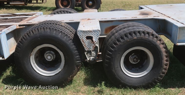 image for item KR9894 1974 Load Craft  lowboy equipment trailer