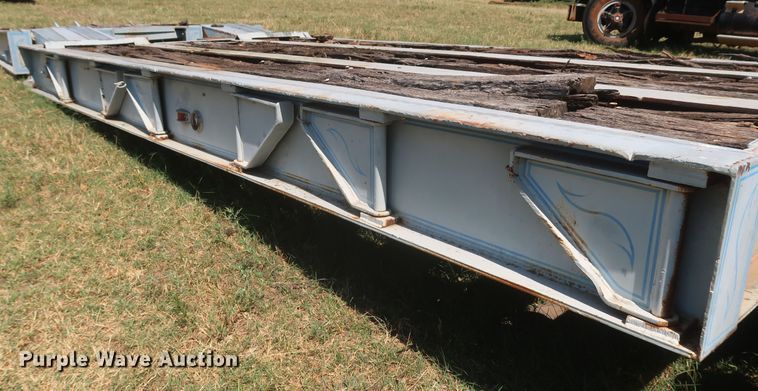 image for item KR9894 1974 Load Craft  lowboy equipment trailer