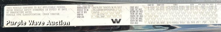 image for item KW9225 2013 Western Star 4900EX  semi truck