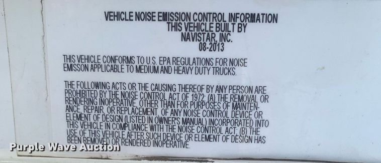 image for item LH9710 2014 International ProStar  semi truck