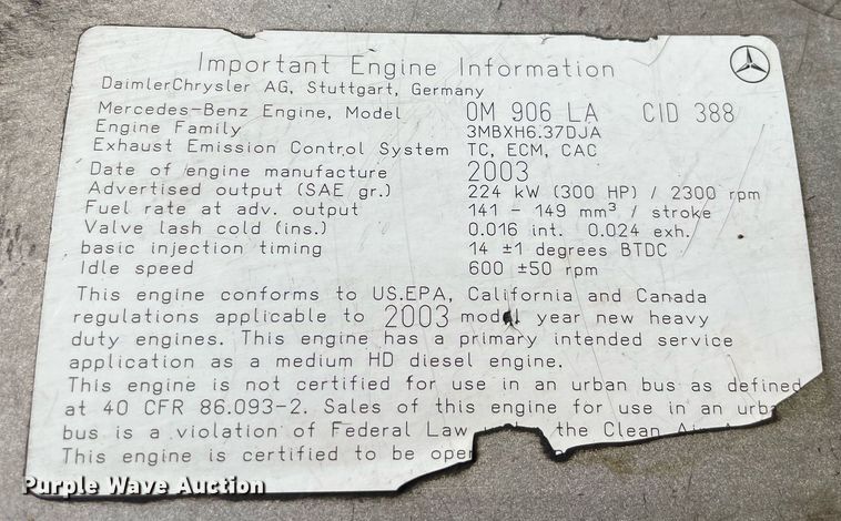 image for item LJ9772 2004 Freightliner FL80  flatbed truck