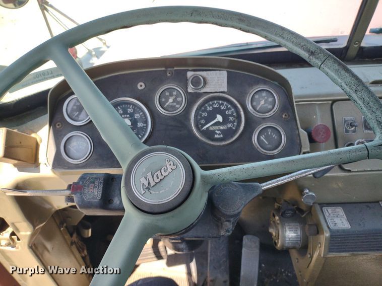 image for item LL9102 1966 Mack R600 semi truck