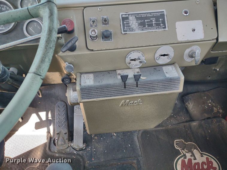 image for item LL9102 1966 Mack R600 semi truck