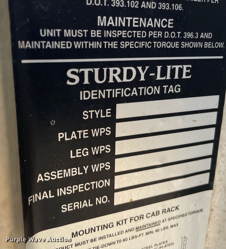 image for item LS9306 Sturdy-Lite  headache rack