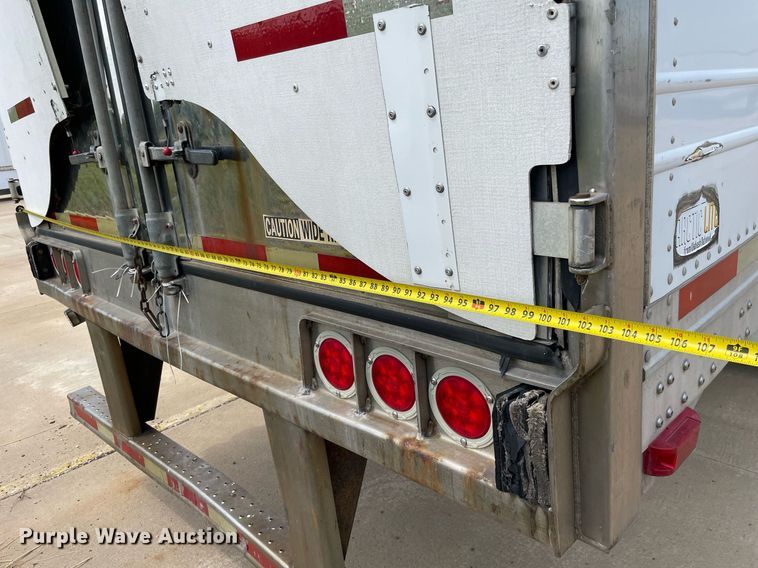 image for item LS9312 2007 Wabash RFLWHSA  refrigerated van trailer